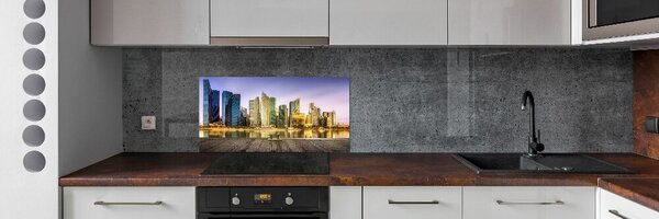 Skleněný panel do kuchynské linky Singapur pksh-139906536