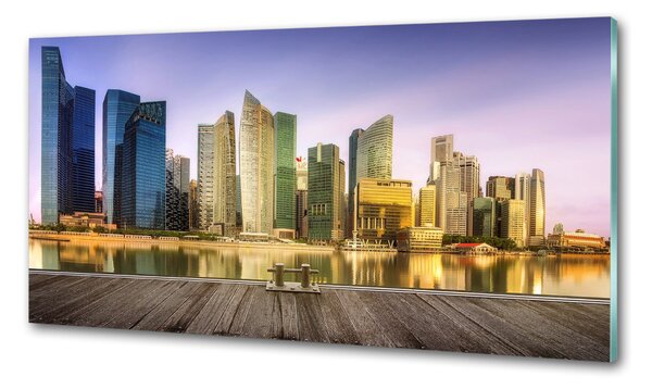 Skleněný panel do kuchynské linky Singapur pksh-139906536