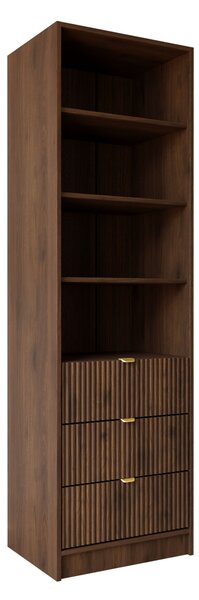 Regál Razimo 3SZ, Barva dřeva: černý molet 5903211417924