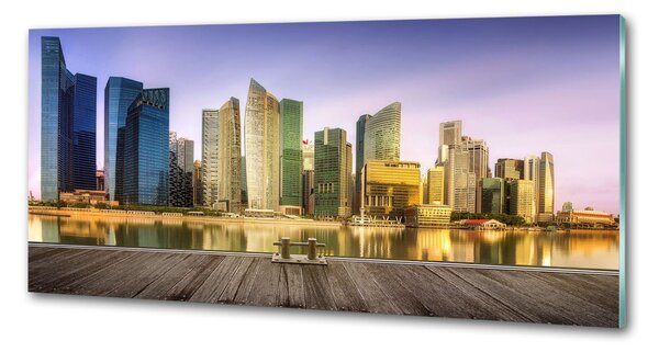Skleněný panel do kuchynské linky Singapur pksh-139906536