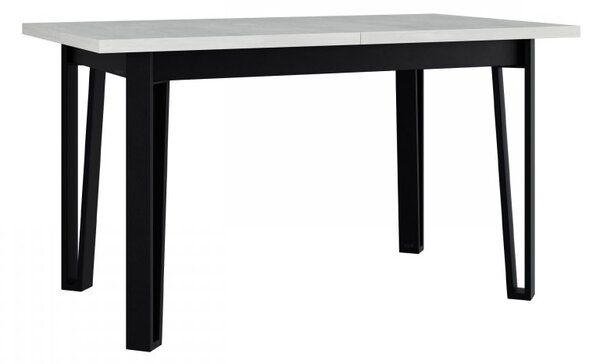 HezkýNábytek.cz Rozkládací jídelní stůl Elarna 80 x 140 180 III (bílá + černá) (pro 4-8 osob). 1105375