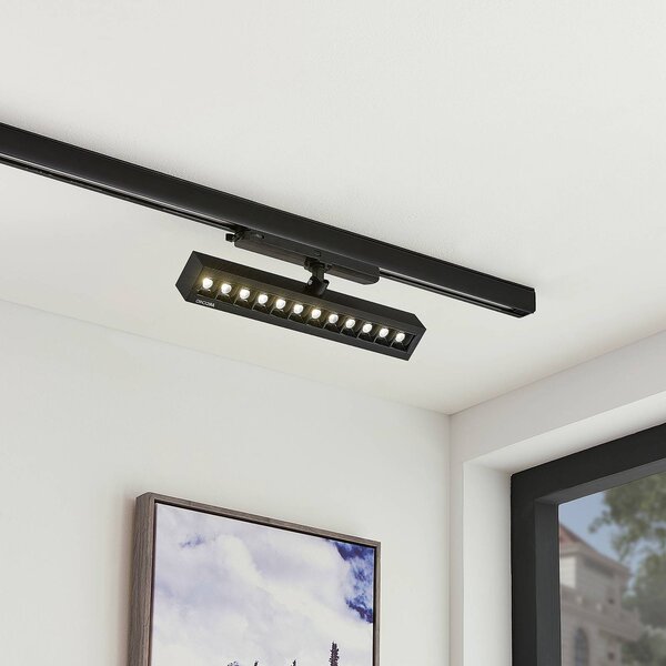 Arcchio Millay LED reflektor černý 4000K, Černá, Pracovna / kancelář, Hliník, Moderní