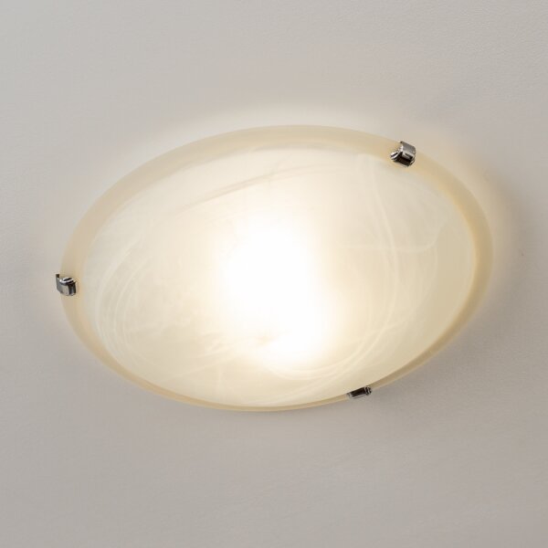 Redo 05-391 - Stropní svítidlo VIRGINIA 2xE27/42W/230V pr. 40 cm krémová