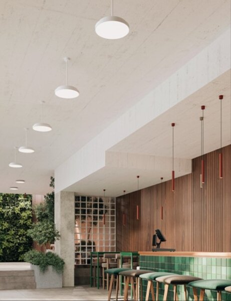 AQform designová závěsná svítidla Blos round LED