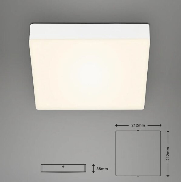 Briloner 7070-016 - LED Stropní svítidlo FLAME LED/16W/230V bílá