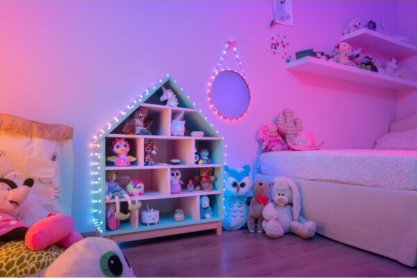 Twinkly TWKH100RGB-T - LED RGB Stmívatelný řetěz 100xLED 8 m USB Wi-Fi