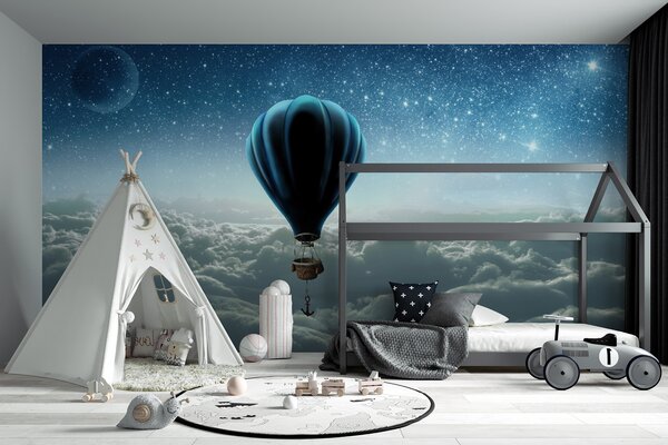 Fototapeta Horkovzdušný balón na obloze, Přírodní fototapety, Populární fototapety, u70538 - Tapeko.co.cz