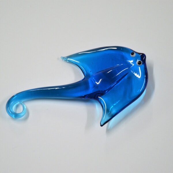 DBK GLASS 6-ti ramenný křišťálový lustr - modrý mořský svět 0220-6-NK-ocean