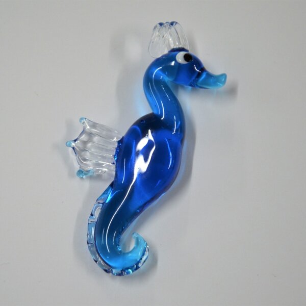 DBK GLASS 6-ti ramenný křišťálový lustr - modrý mořský svět 0220-6-NK-ocean