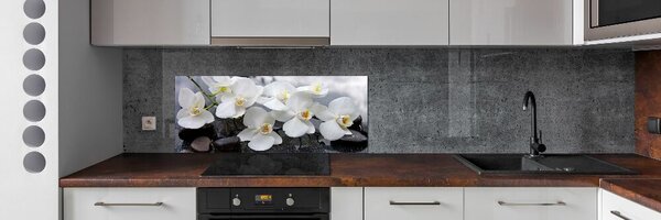 Skleněný panel do kuchynské linky Orchidej pksh-143985624