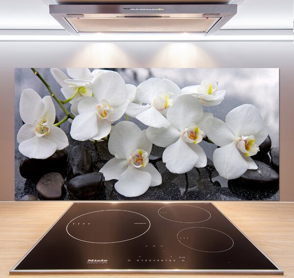 Skleněný panel do kuchynské linky Orchidej pksh-143985624