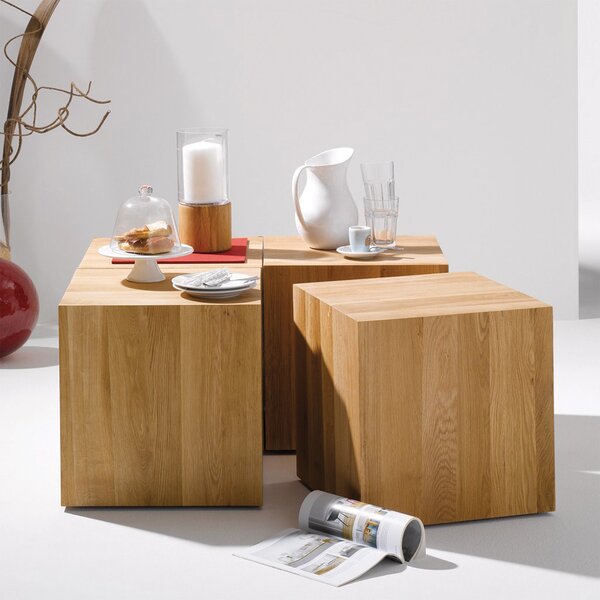 Jan Kurtz designové odkládací stolky Roll-It (46,5 x 45 x 45 cm)