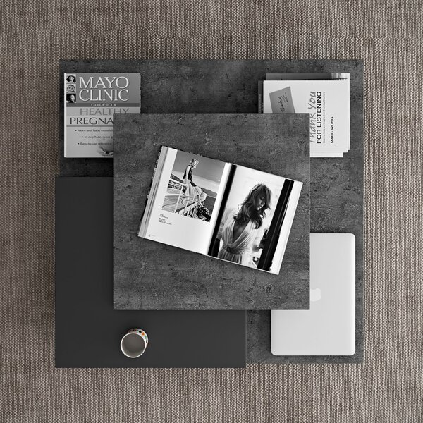Pop-Up-Home designové konferenční stolky Slate (90 cm)