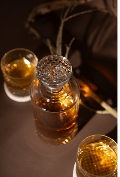 Skloglass Whisky set RASTR Počet kusů: set 1 láhev + 2 sklenice