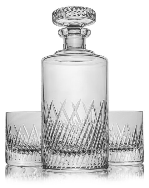 Skloglass Whisky set LINKA Počet kusů: set 1 láhev + 2 sklenice