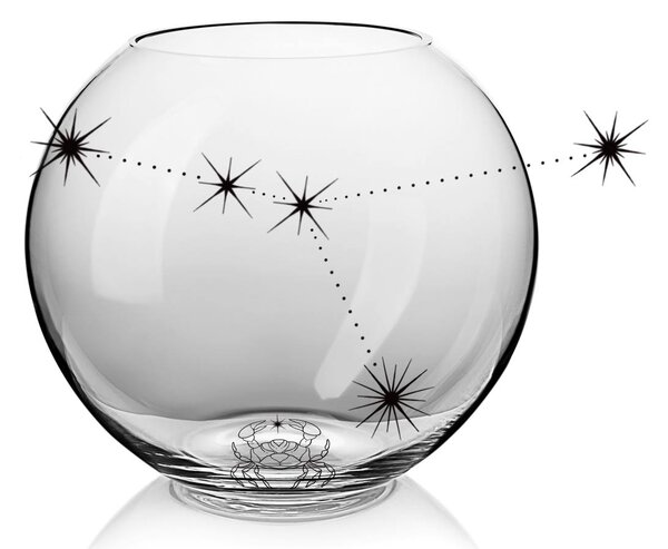 Skloglass Horoskop Váza 150mm RAK Barvy: Křišťál