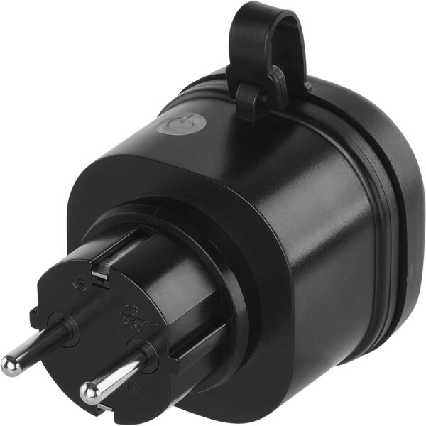 Immax NEO 07787L - Chytrá venkovní zásuvka 3680W/230V/16A IP44 Wi-Fi Tuya SCHUKO