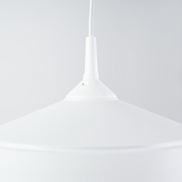 Sollux SL.1327 - Lustr na lanku FRIKA 1xE27/15W/230V pr. 34 cm bílá
