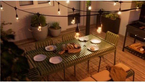 Nanoleaf NF084E00-20SLO- LED RGBWIC Rozšiř. řetěz GIRLANDA 20xLED 15m Wi-Fi IP65
