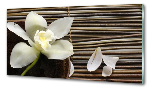 Skleněný panel do kuchynské linky Orchidej pksh-14760003