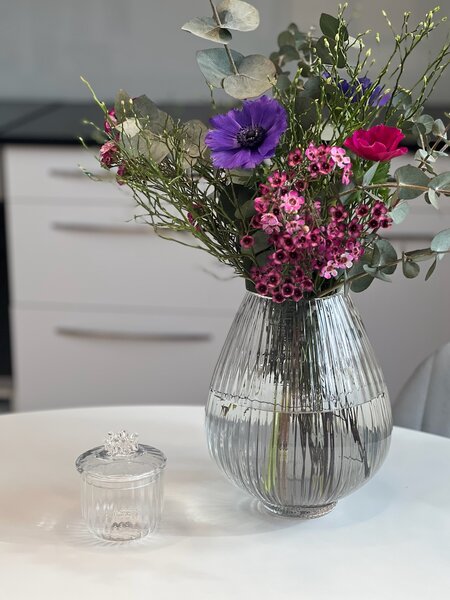 Skloglass Váza SAKURA Křišťál Barva: Křišťál