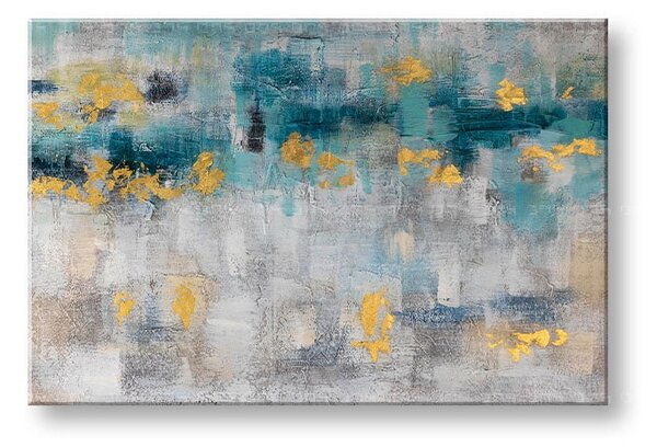 Malovaný obraz na stěnu ABSTRAKT 1 díl 120x80 cm - 120×80 cm / Klasický 2 cm