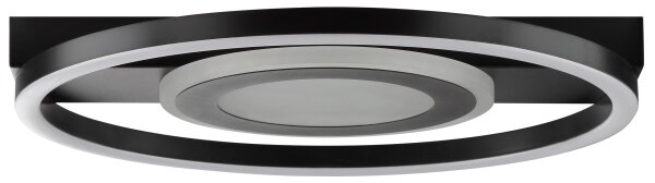Brilliant -LED RGBW Stm stropsvítidlo MAUREEN LED/20W/230V 3000-6500K černá+ DO