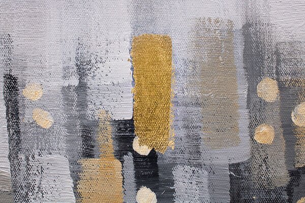 Malovaný obraz na stěnu ABSTRAKT 1 díl 90x60 cm - 90×60 cm / Klasický 2 cm