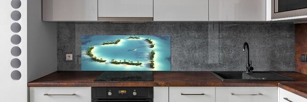 Panel lacobel Ostrovy tvar srdce pksh-14973278
