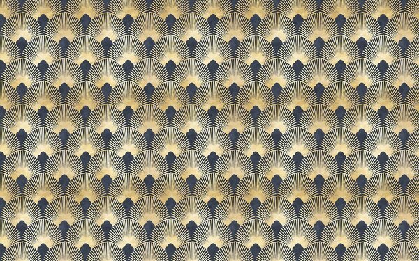 Fototapeta Elegantní symetrický vzor ve stylu art deco, Abstraktní fototapety, Populární fototapety, u71342 - Tapeko.co.cz