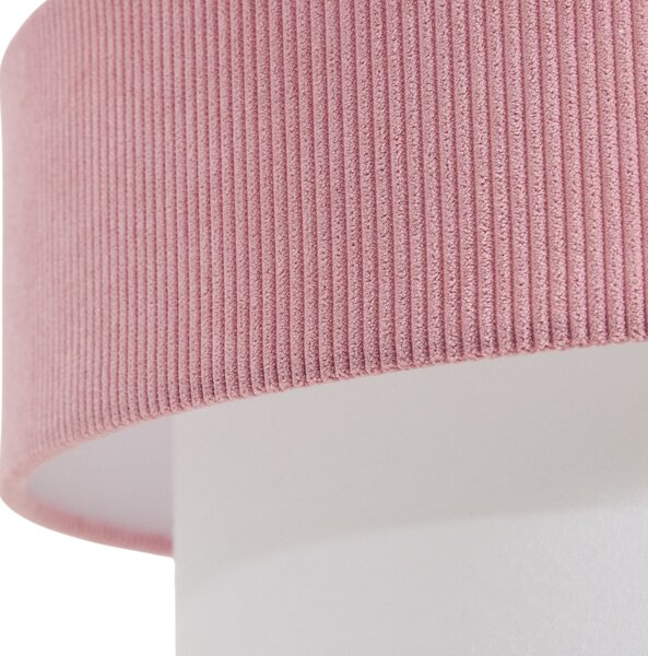Kave Home Růžové závěsné světlo Bianella 40 cm