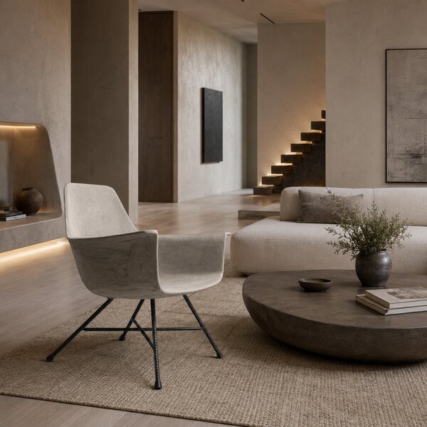 Lyon Beton designová křesla Hauteville Low Armchair