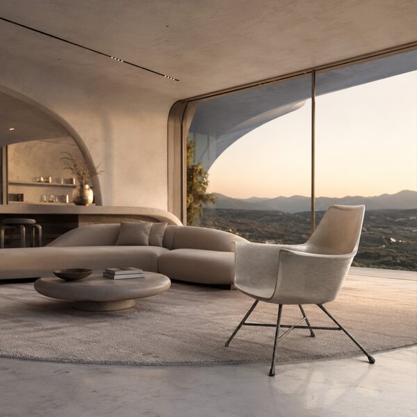 Lyon Beton designová křesla Hauteville Low Armchair