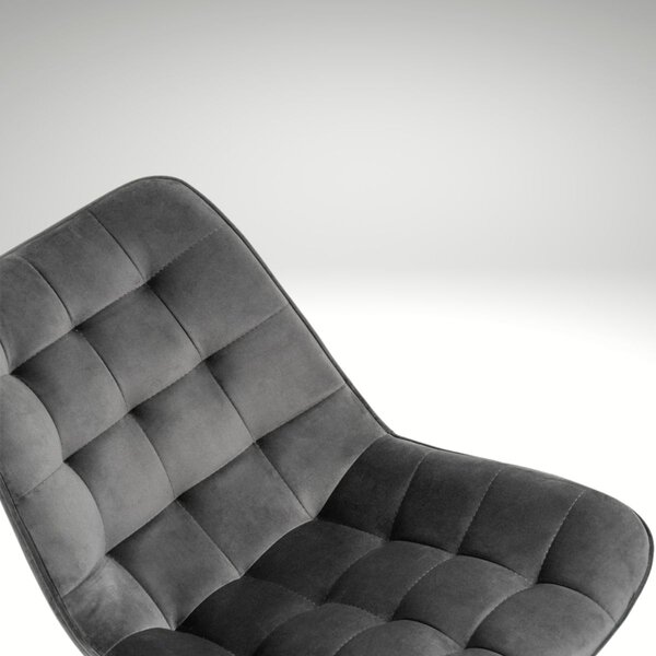 Vikio Jídelní set pro 4 osoby 160x90 cm dub noha X šedá židle VJS236-4S-S