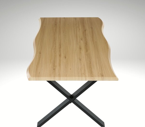 Vikio Jídelní stůl 160x90 cm dekor divoký dub AJS163D