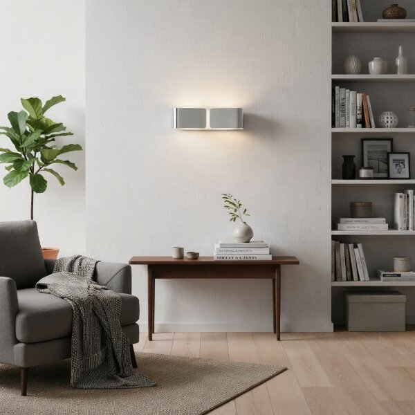 Ideal Lux - Nástěnné svítidlo CLIP 2xE27/60W/230V lesklý chrom