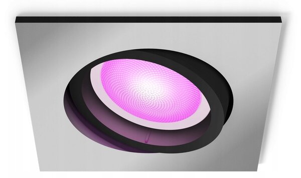 Čtvercové bodové světlo Philips Hue stříbrné