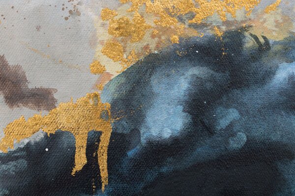 Malovaný obraz na stěnu ABSTRAKT 1 díl - 90x60 cm - 90×60 cm / Klasický 2 cm