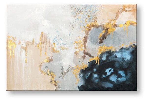 Malovaný obraz na stěnu ABSTRAKT 1 díl - 90x60 cm - 90×60 cm / Klasický 2 cm