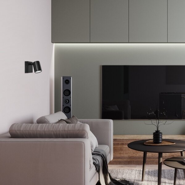 Rabalux 73023 - Nástěnné bodové svítidlo ROGELIO 1xGU10/5W/230V černá