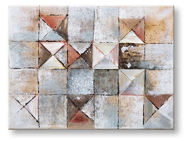 Malovaný obraz na stěnu ABSTRAKT 1 díl - 80x60 cm - 80×60 cm / Premium 4 cm