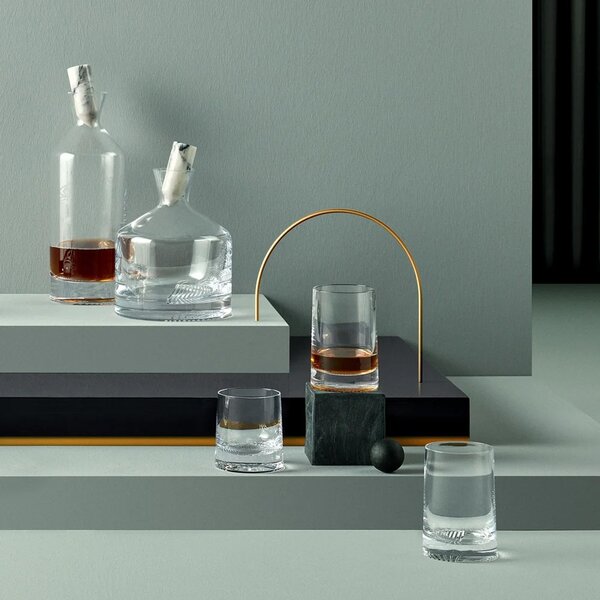 Nude designové sklenice na whisky Alba Low