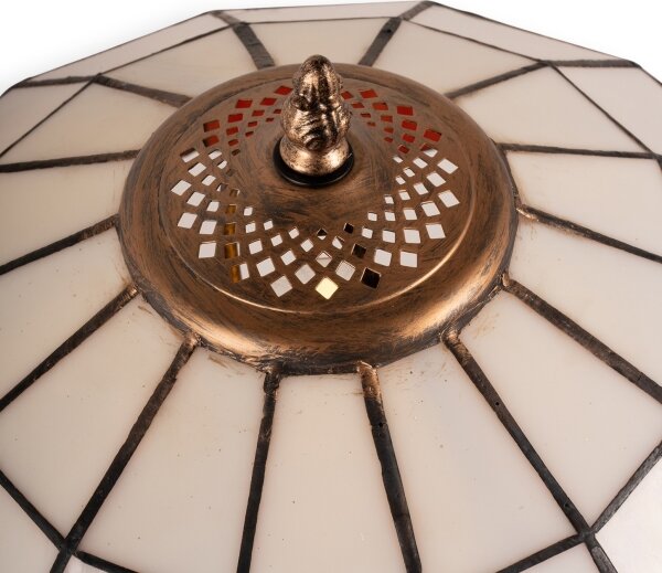 Brilagi - Tiffany vitrážová stolní lampa SIENNA 2xE27/60W/230V