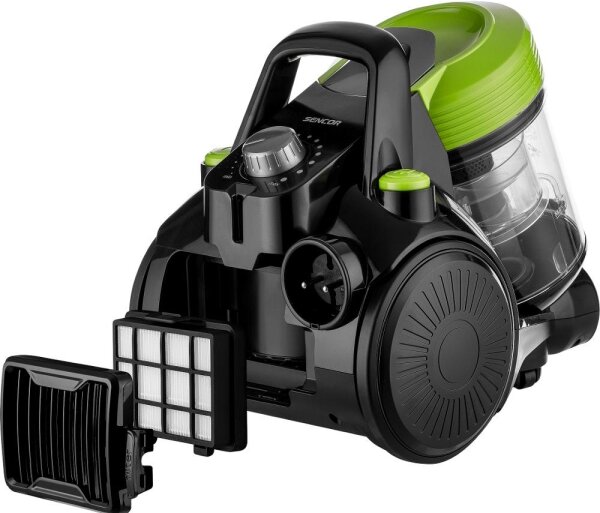 Sencor - Bezsáčkový vysavač 2 l 700W/230V černá/zelená