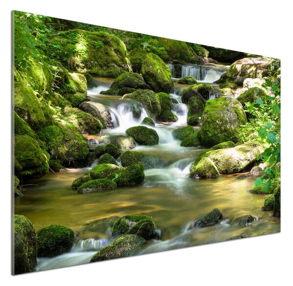 Skleněný panel do kuchynské linky Vodopád pksh-158571022