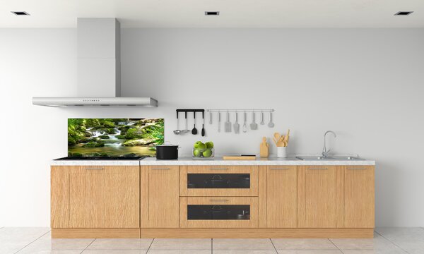 Skleněný panel do kuchynské linky Vodopád pksh-158571022