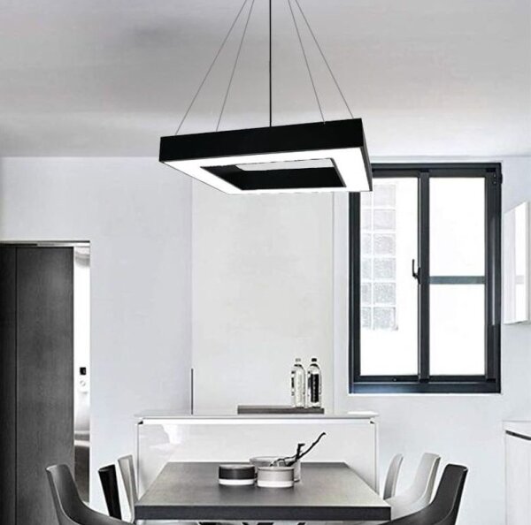 LED Lustr na lanku LED/55W/230V 4000K 80x80 cm