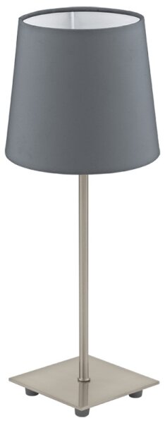Eglo 54906 - LED Stolní lampa 1xE14/6W/230V šedá/chrom