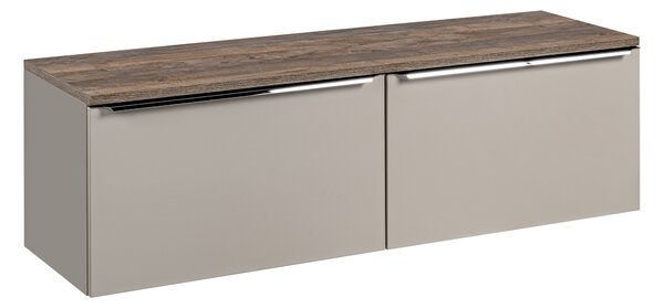 Comad Koupelnová skříňka pod deskové umyvadlo set Santa Fe Taupe 160 šedohnědá/dub santa fe