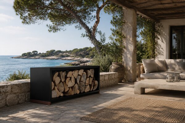Radius designové zásobníky na dřevo Firewood Trolley